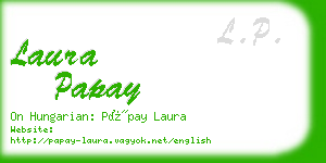 laura papay business card